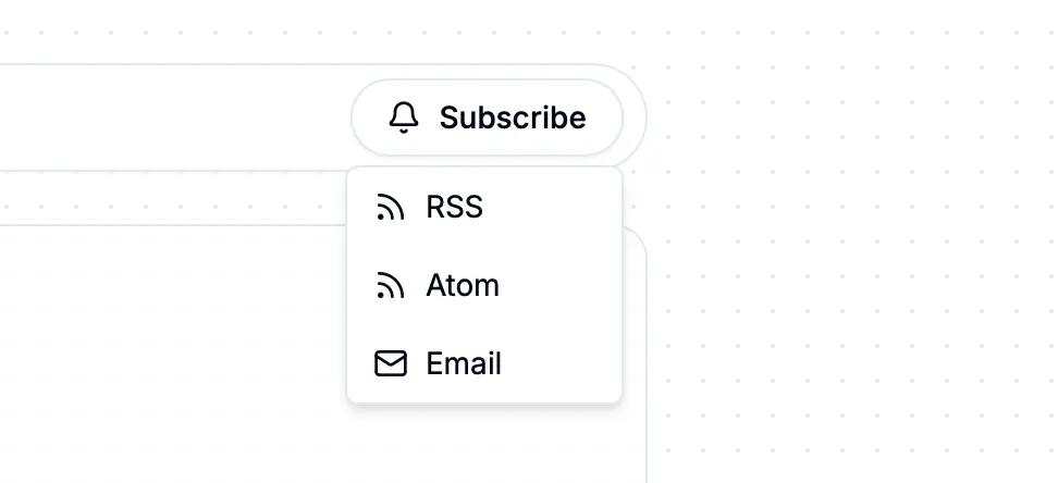 Status Page Feeds